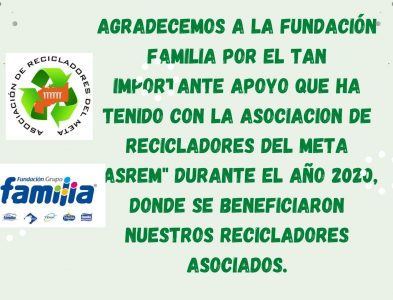 APOYO DE FUNDACION FAMILIA CONTINGENCIA DEL COVID 19